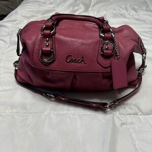 New rose pink Coach bag